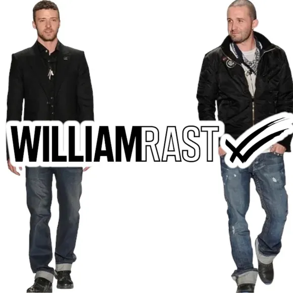 William Rast James Boot Cut western Denim Jeans Medium Wash Size 33