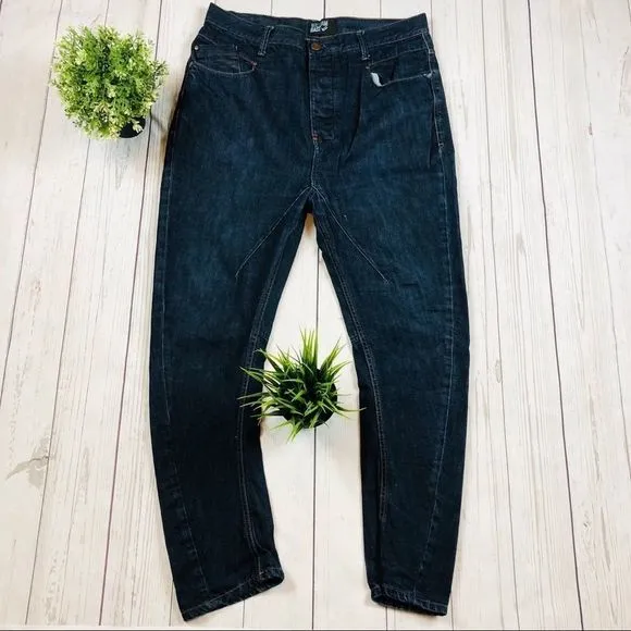 🇺🇸William Rast Slouch Dark Wash Jeans Size…