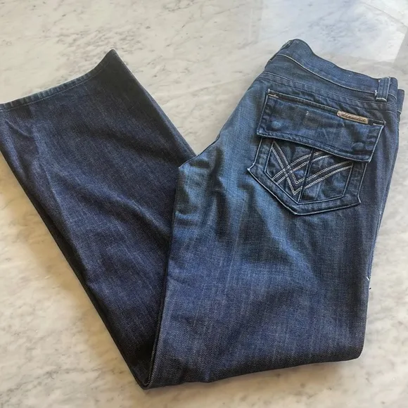 William Rast Mens John Flare Jeans