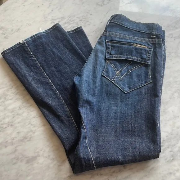 Mens William Rast “William” Engineered Flare Jeans