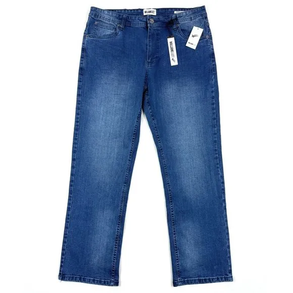 William Rast Dean Slim Fit Mens 32x30 Perfect Stretch Medium Wash Blue Jeans
          
      NWT