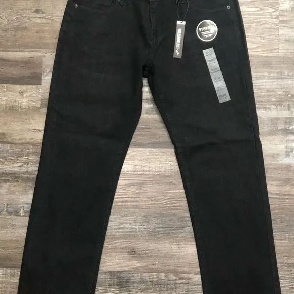 William Rast Mens 36x32 Slim Straight Perfect Stretch Black Jeans New $78 Tags
          
      NWT