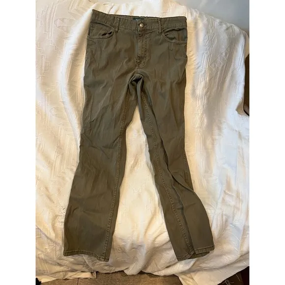 Woolrich Khaki Colored Denim Mens 32x32