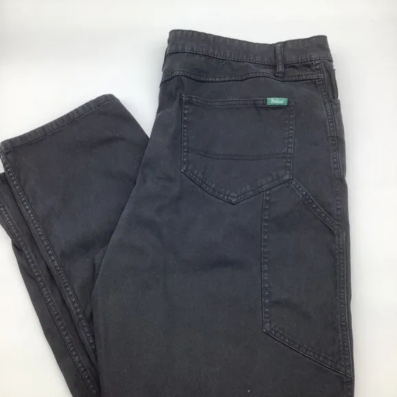 Woolrich Mens Carpenter Denim Jeans Black Size 40 x 29