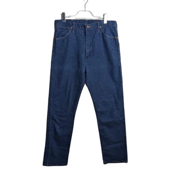Vintage 80's Wrangler Jeans 100% Cotton Made in USA Men's 35x34