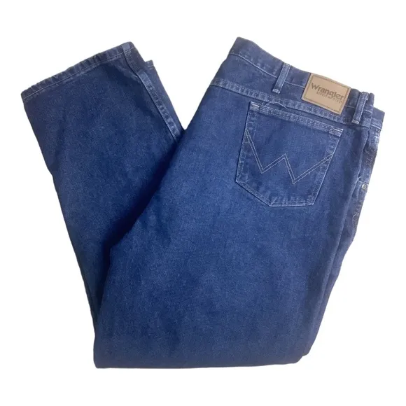 Wrangler Men's Rugged Wear Darkwash Jeans 50 x 30