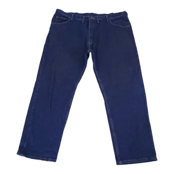Wrangler Mens Big & Tall Blue Jeans 44x30