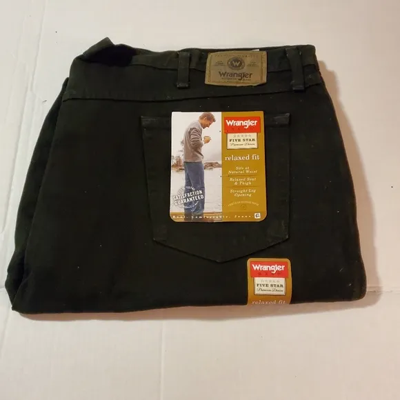 COPY - NWT Wrangler Hero  Black Relaxed Fit Jeans 48 x 30
          
      NWT