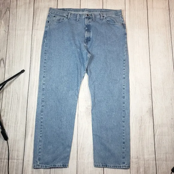 Wrangler Relaxed Fit Blue Jeans Mens, Size: 44×32 , Big & Tall, Great Condition