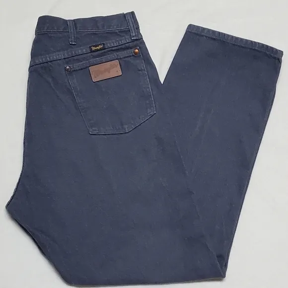 Vintage 1980s Wrangler Stone Gray USA Made High Waisted Butt Hugging Jeans
