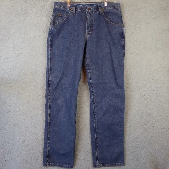 Wrangler Cool Vantage Jeans Men's 33x32 47MCVDS Regular Fit Measures 34x32