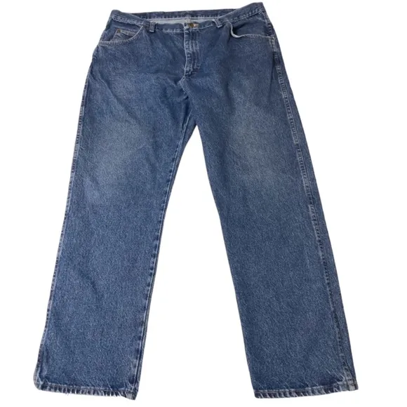 Wrangler Men’s Vintage Jeans Regular Fit 96501MR Cotton Medium Wash Size 40