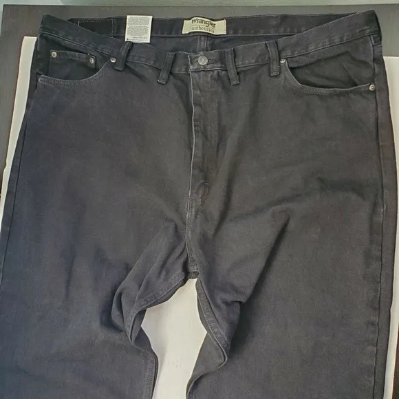 Wrangler Jeans Authentics Classic 5-Pocket Regular Fit Jean Black Mens 46X32 NWT
          
      NWT