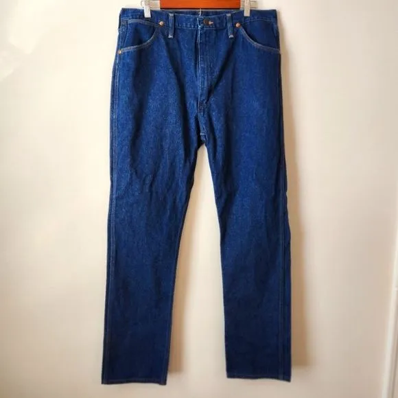 Vintage Wranger Men's Full Fit Jeans Size 38 Long