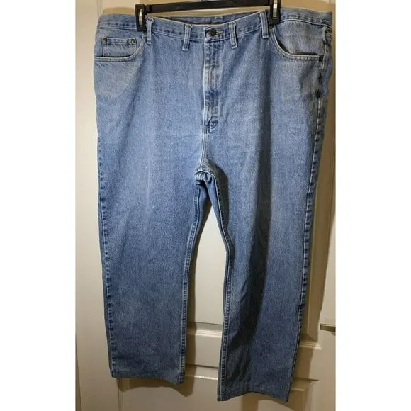 WRANGLER 5 Star Premium Blue Jeans Men's 48x30 96501DS Regular Fit