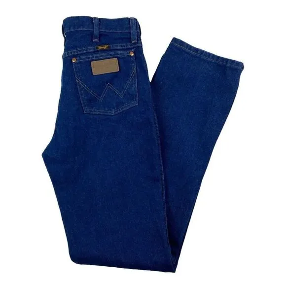 Wrangler Men's Cowboy Cut Slim Fit Indigo Jeans 936PWD 31X34 Worn Once