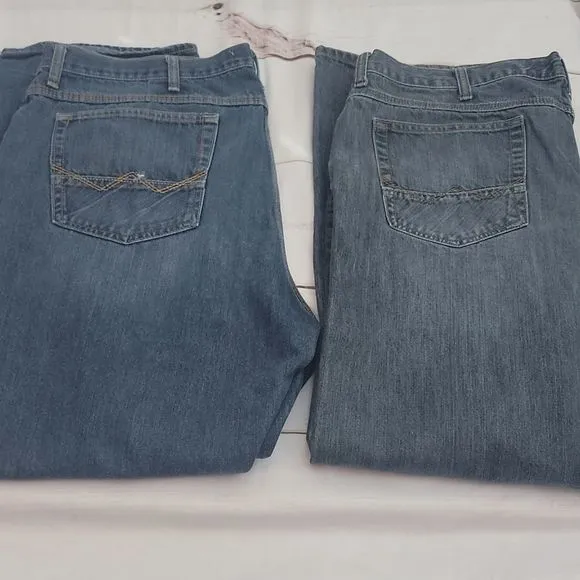 𝅺WRANGLERS Relaxed Bootcute Mens Denim Jeans Size 42 S Bundle