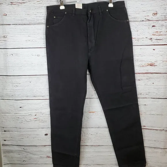 Wrangler Rugged Wear Regular Fit Denim Jean Men 44X36 Black Outdoor NWT
          
      NWT