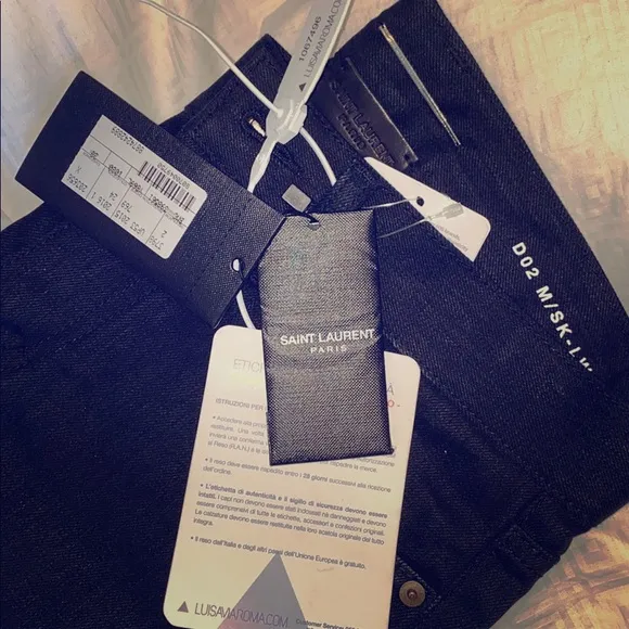Saint Laurent Ripped Knee Jeans NWT - 28
          
      NWT