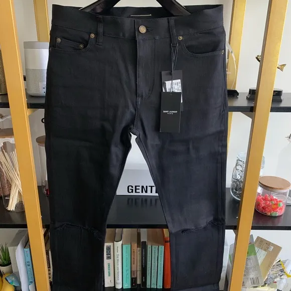 Saint Laurent D02 Knee Cut Slim Jeans
          
      NWT