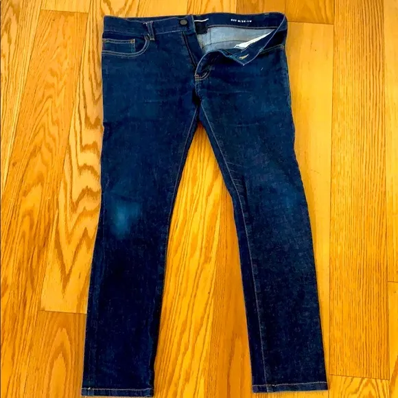 Sz31 SAINT LAURENT D02 M/SK-LW Indigo Jeans