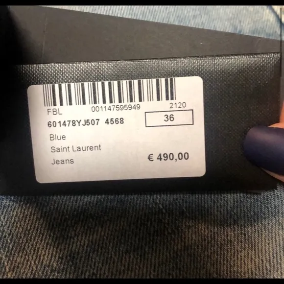 COPY - NWT Saint Laurent Paris Men’s Jean Size 36
          
      NWT