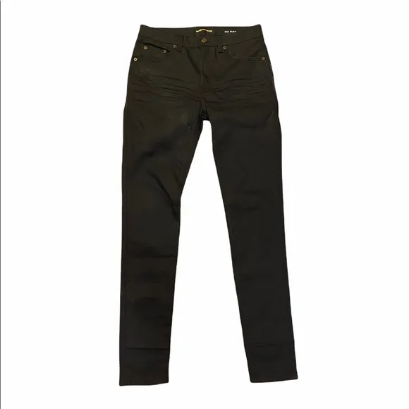Saint Laurent Mens Black Skinny Jeans
