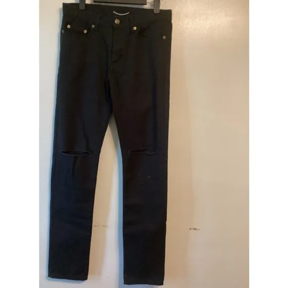 COPY - SAINT LAUREN PARIS cut out jeans
