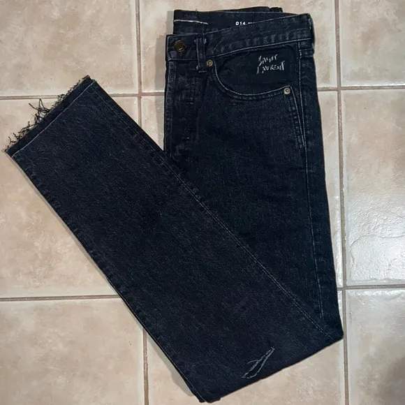 Saint Laurent Paris Destroyed D14 Jeans. BRAND NEW. NEVER WORN.