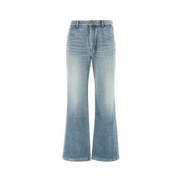 SAINT LAURENT Denim wide-leg jeans
          
      NWT