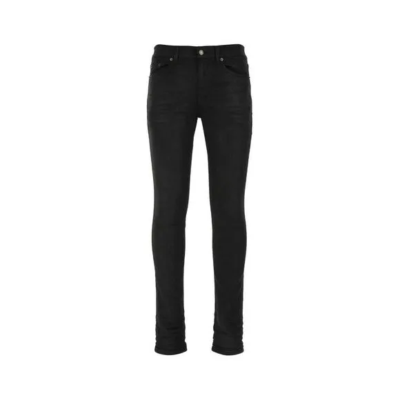 SAINT LAURENT Black stretch denim jeans
          
      NWT