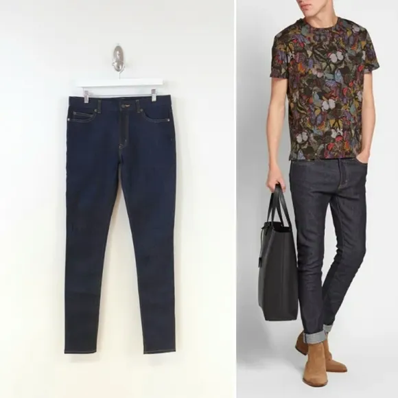 Saint Laurent | Skinny Jeans in Raw Denim D02