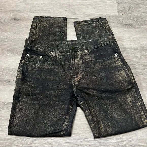 Saint Laurent Paris D 02 M/SK - LW Mens Gold Jeans Size 30