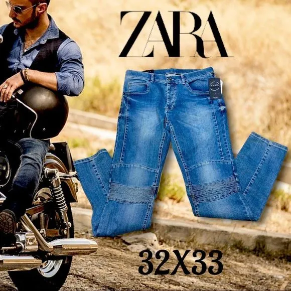 NWT ZARA MAN The New Biker Collection Jeans Skinny
          
      NWT