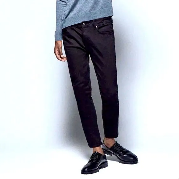 Zara Man Black Basic Skinny Jeans 206