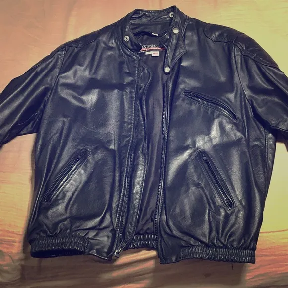 Vintage Brooks motorcycle leather jacket