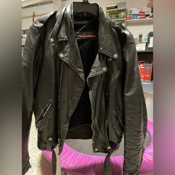 Vintage Brooks 1980 leather jacket