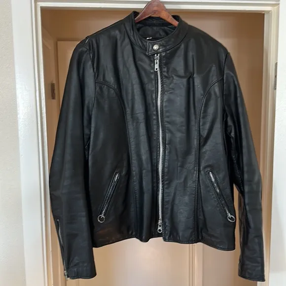 Men’s 100% Leather Jacket - Brooks