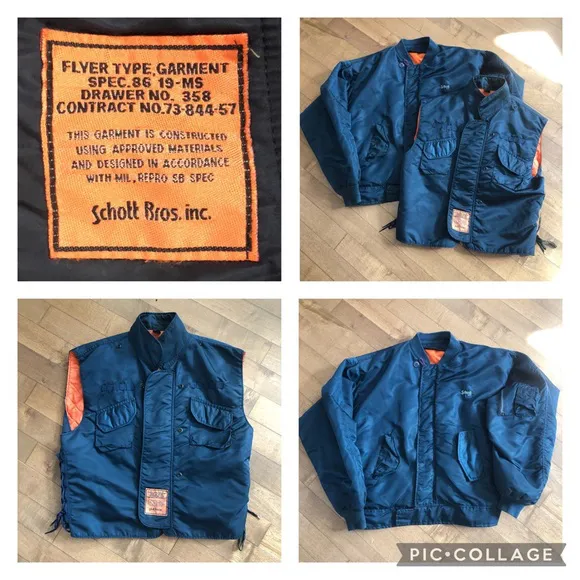Schott Bros. Inc jacket & vest bundle