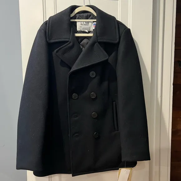 Schott NYC OG navy peacoat, NWT
          
      NWT