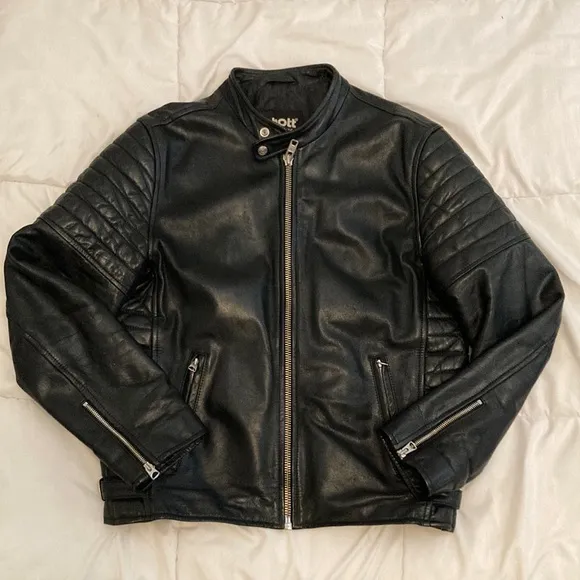 Rare find!! Schott Leather Biker Jacket Size XL