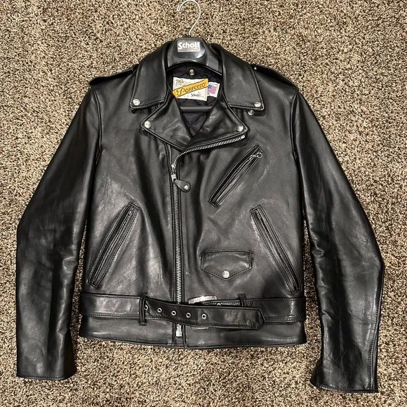 Schott NYC 118 Classic Perfecto Leather Motorcycle Jacket
