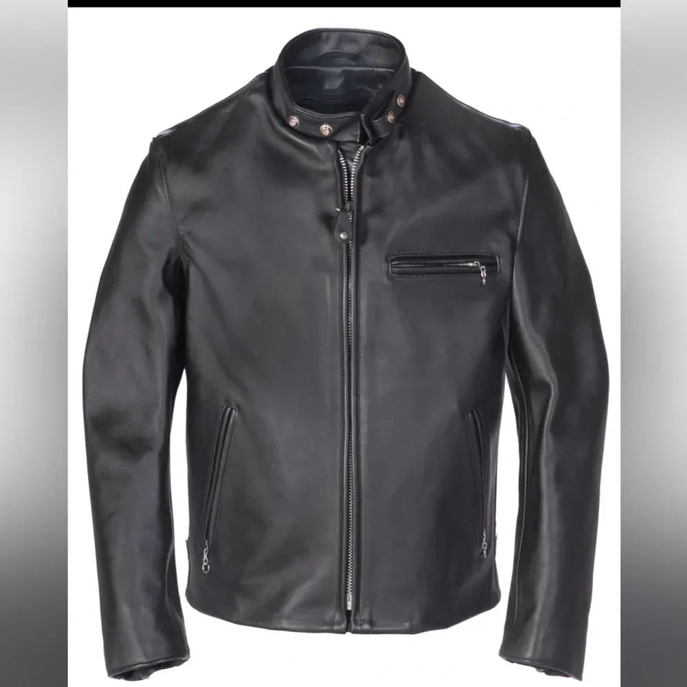 Schott NYC Mens Leather Jacket *AUTHENTIC*