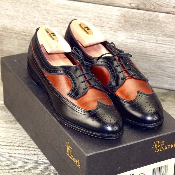* NIB * $295 Allen Edmonds AMHERST Women's 8.5 AA Black/Brown *add $15 new Trees
          
      NWT