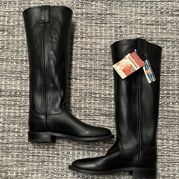 Chippewa Gale 15 Riding Women Boots Black Size 6 M
          
      NWT