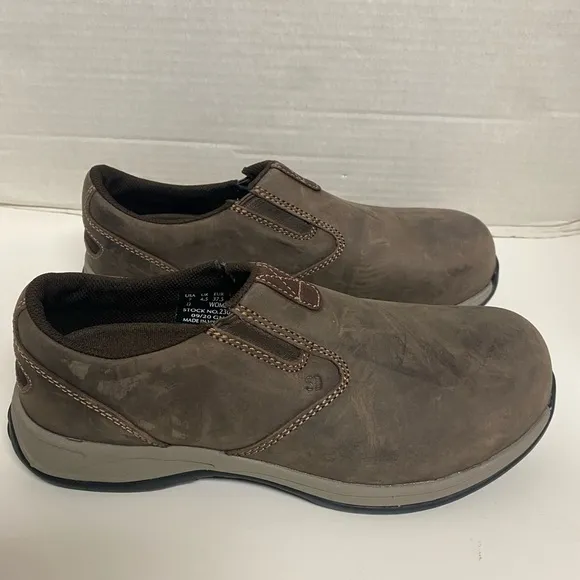 NWT Red Wing Brown Leather Slip On Shoes Sz 7 Women’s