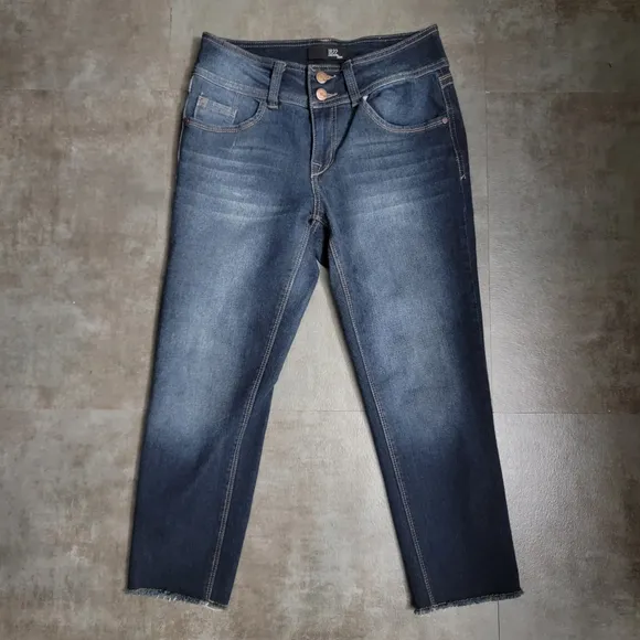 1822 Denim Skinny Cropped Jeans, Women's, Dark Wash, Size 6