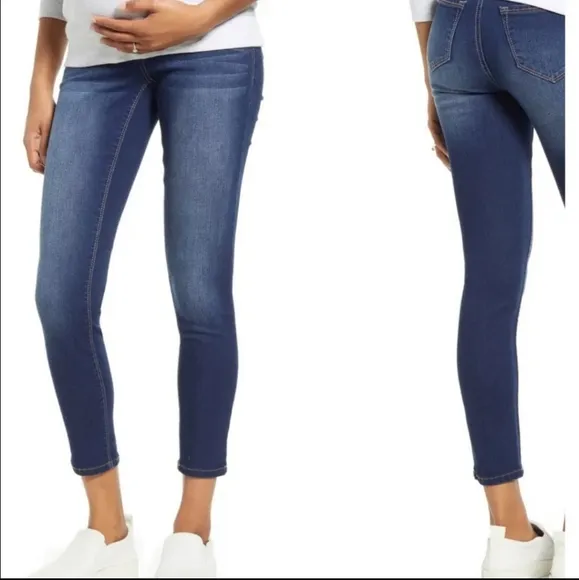 1822 Denim Dark Wash Maternity Skinny Jeans