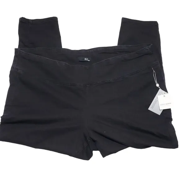 1822 Denim black pull on Cozy Denim jeggings cut 57968 size 24W
          
      NWT