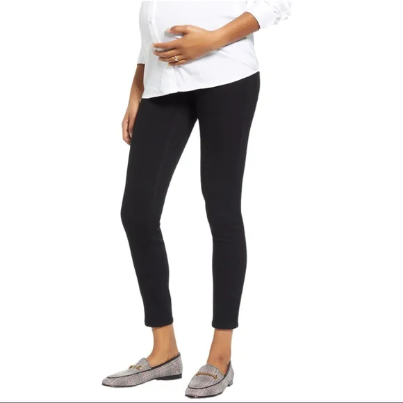 NWT 1822 Denim Maternity Re:Denim Ankle Skinny Jeans Black Recycled Size 4/27
          
      NWT
